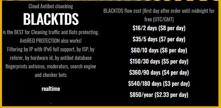 BlackTDS pricing