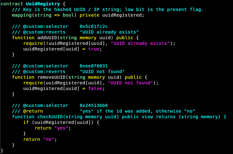 Checker solidity