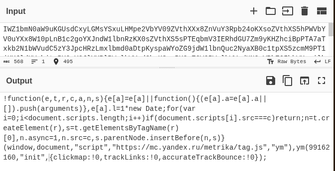 Cyberchef Javascript