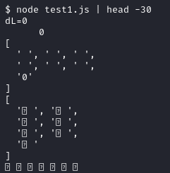 node running test1.js