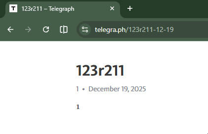 Screenshot of Telegraph