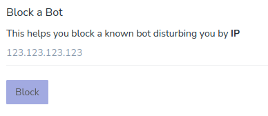 Block a bot